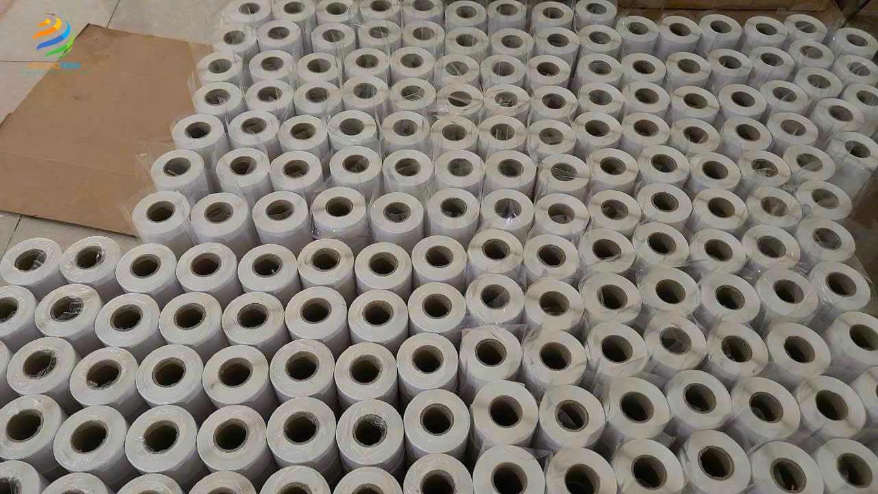 Giấy in nhiệt Số lượng lớn kích thước k80x80 luôn sẵn kho